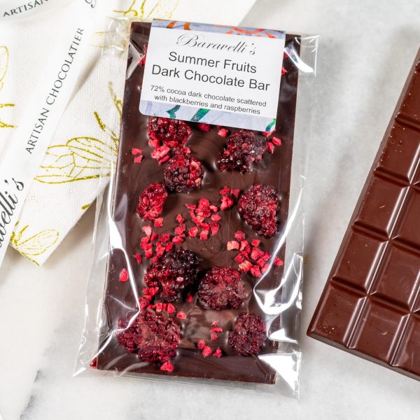 Baravellis Summer Fruits Dark Chocolate Bar