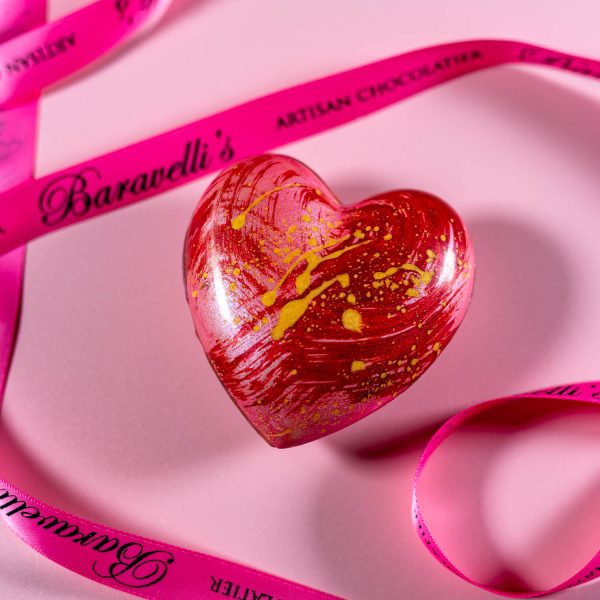 Milk chocolate heart at Baravellis