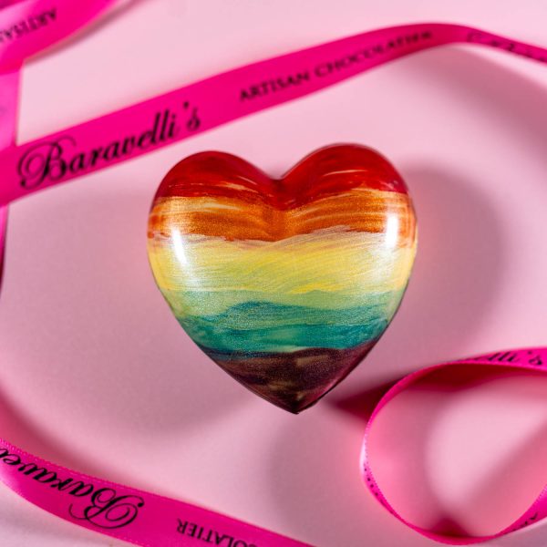 Milk chocolate heart at Baravellis