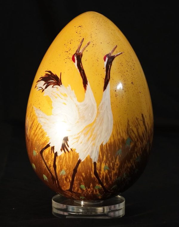 The Art of the Egg - Red Cranes