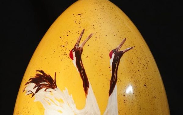 The Art of the Egg - Red Cranes