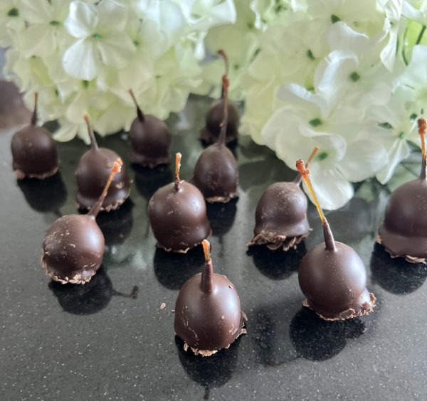 Dark Chocolate Coated Cherries (100g)